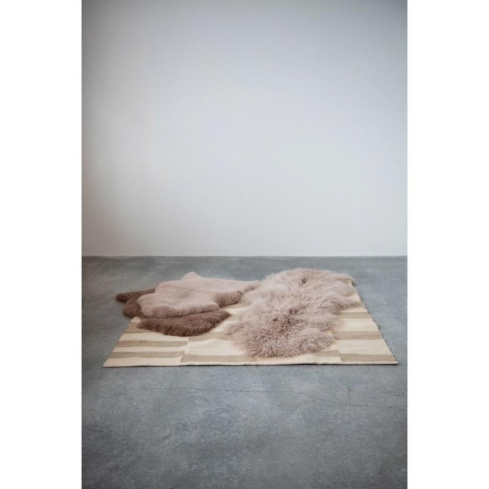 5'' x 8'' Jute/Cotton Woven Rug